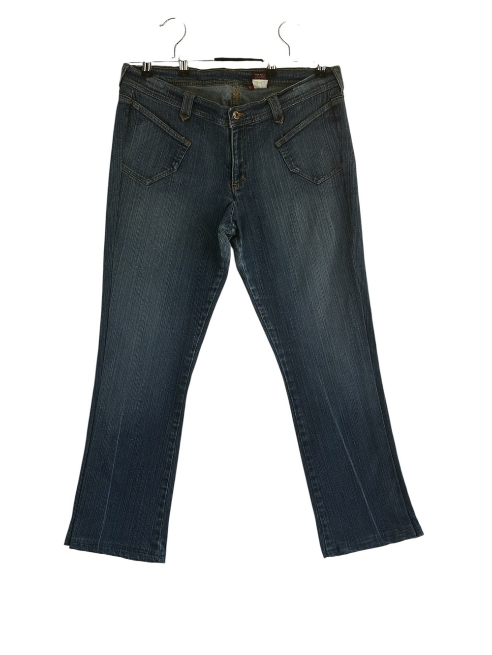 Bongo Y2K Low Rise Bootcut Stretch Jeans Women’s Plus Size 17 Dark Wash Denim